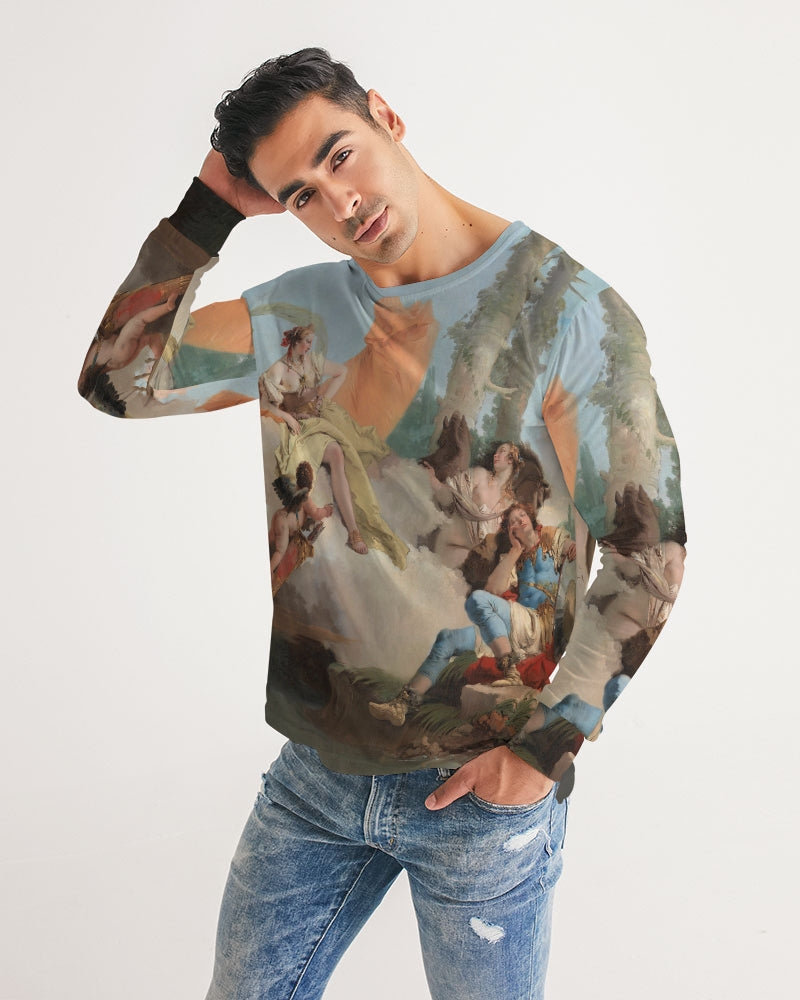 Classic Chilling Men's Long Sleeve Tee | Always Get Lucky