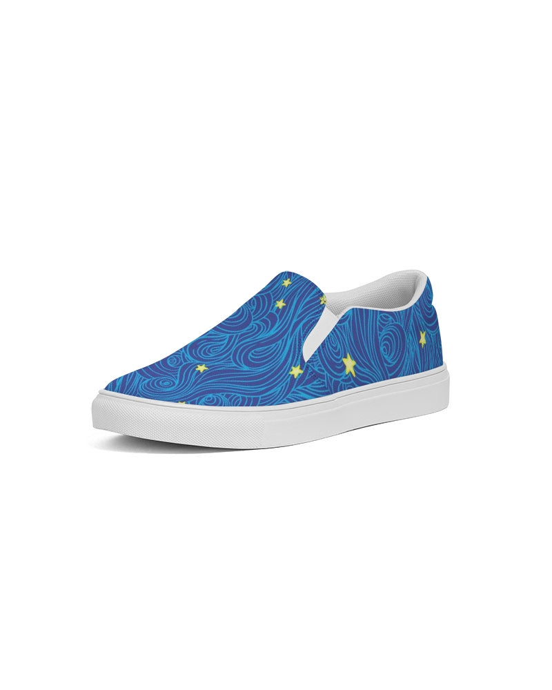 Starry Night Women's Slip-On Canvas Shoe