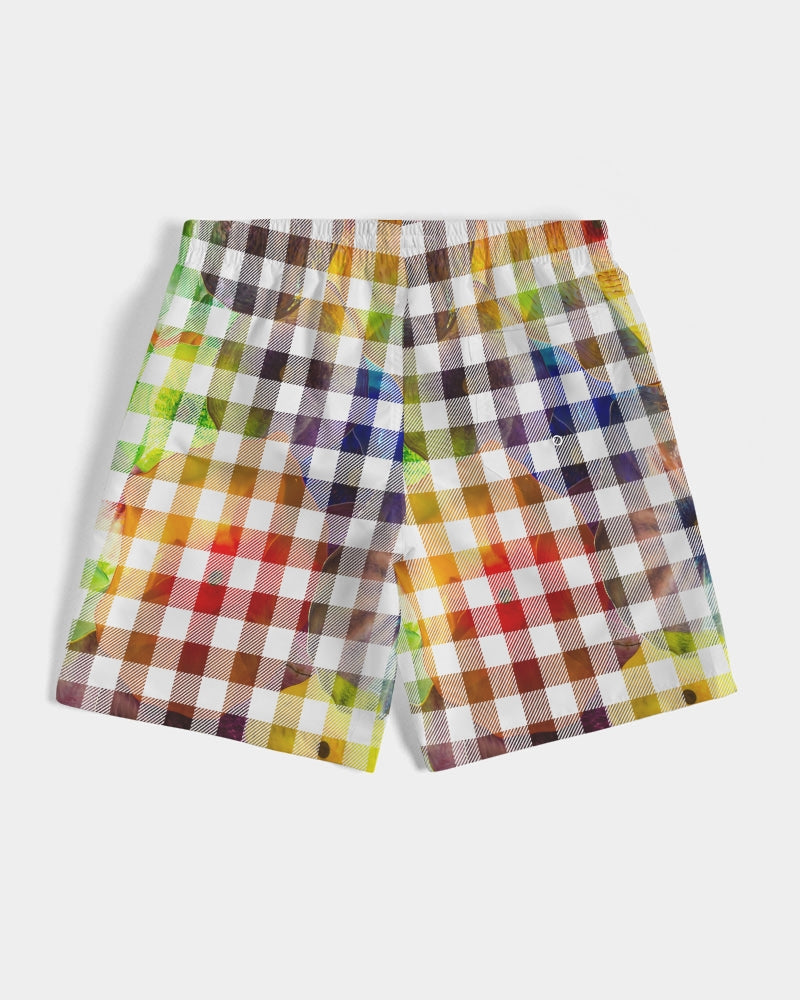 Fantasy Check Men's Swim Trunk