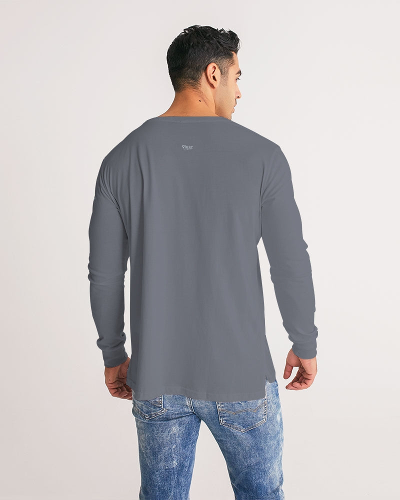 Solid State Of Mind Gray Men's Long Sleeve Tee