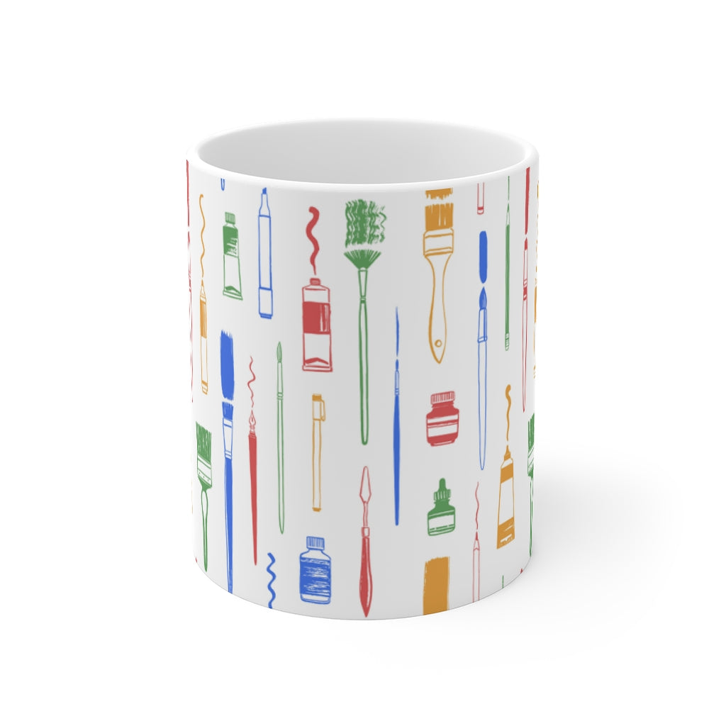 Paint Brush Mug 11oz