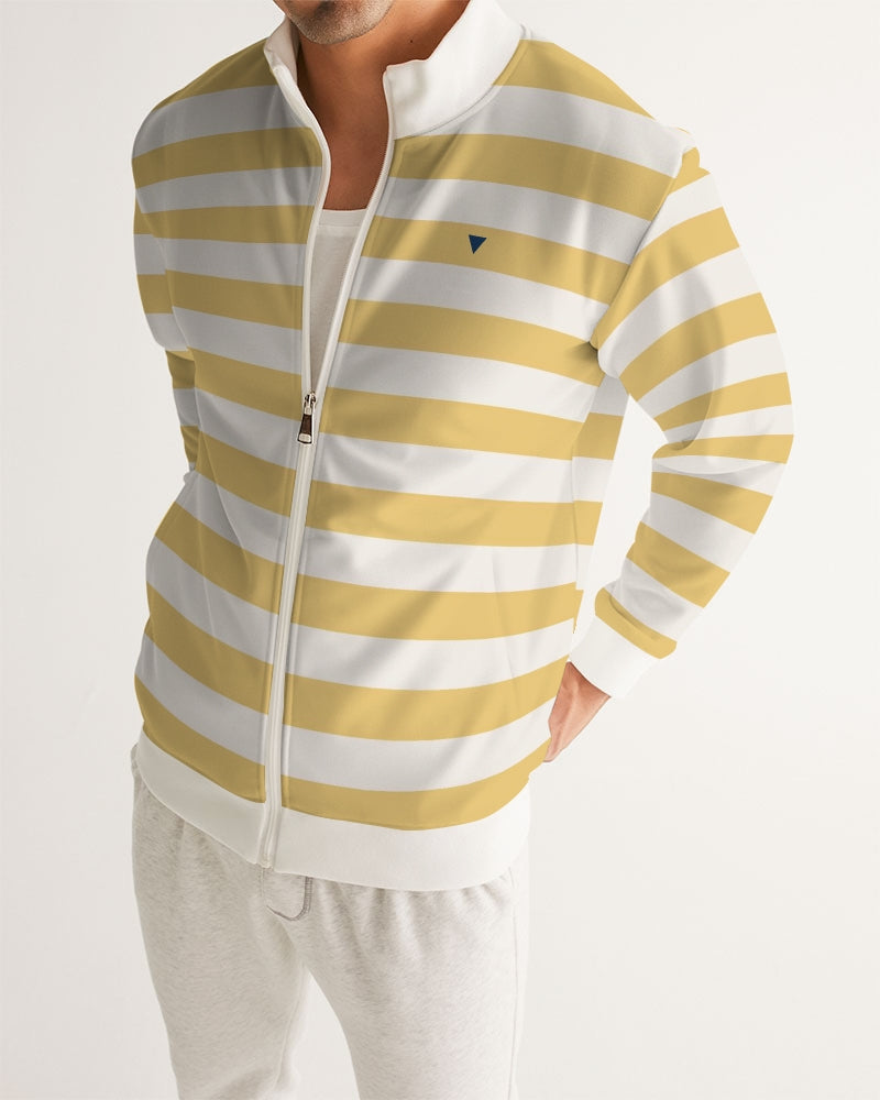 Classic Vluxe Yellow Stripe Men's Track Jacket