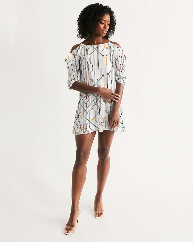 Circuit Women's Open Shoulder A-Line Dress