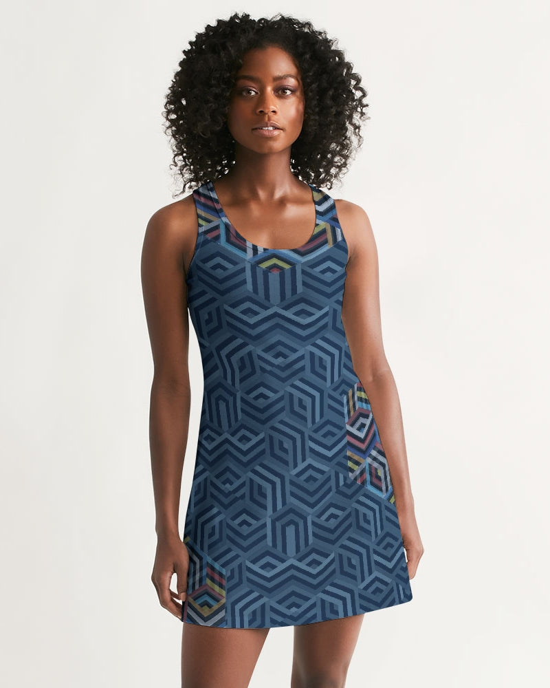 Hexagonic Women's Racerback Dress