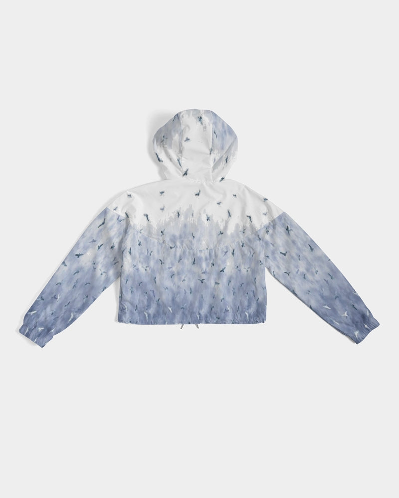 Birds Of A Feather Women's Cropped Windbreaker