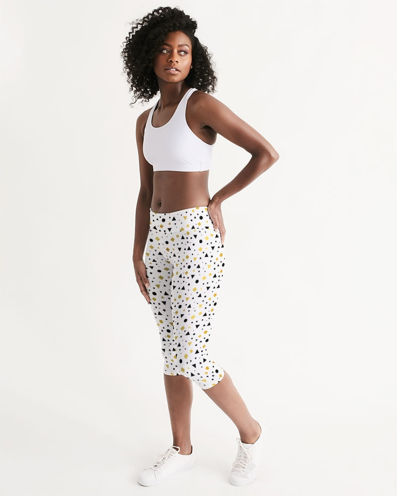 New Dots Women's Mid-Rise Capri