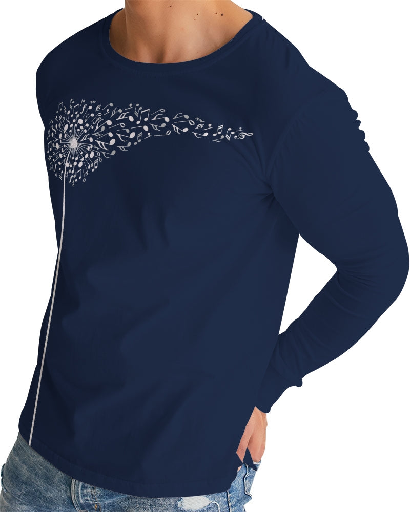 Music In The Air Men's All-Over Print Long Sleeve Tee | Always Get Lucky