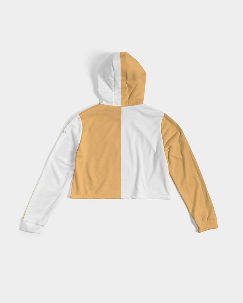 Blocks Women's Cropped Hoodie