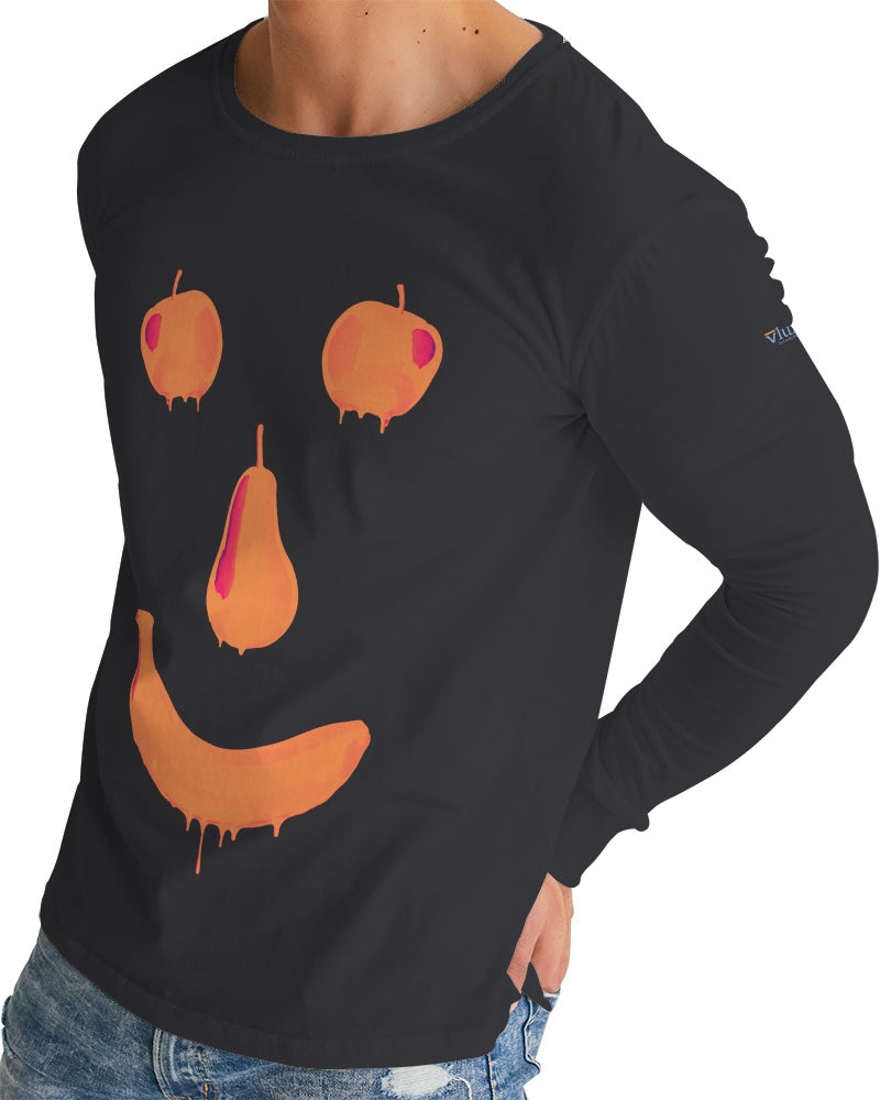 Fruit Face Grey Men's Long Sleeve Tee