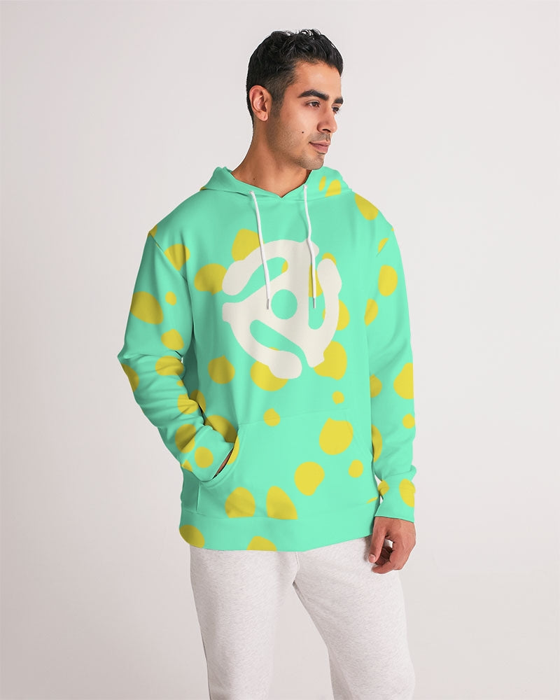Sea Foam Record Vibe Men's Hoodie