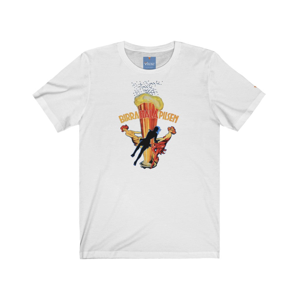 Cold Brew Vluxe by Lucky Nahum Unisex Jersey Short Sleeve Tee