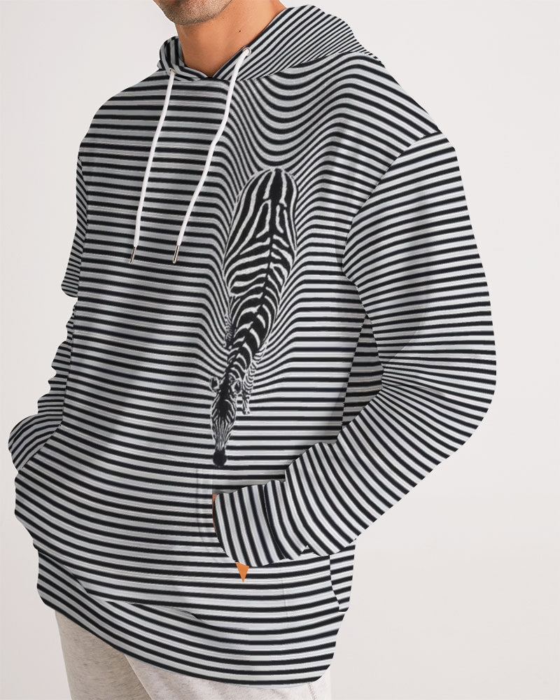 Zebra Men's Hoodie Always Get Lucky