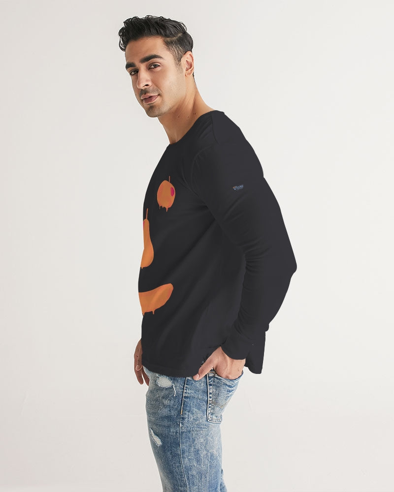 Fruit Face Grey Men's Long Sleeve Tee