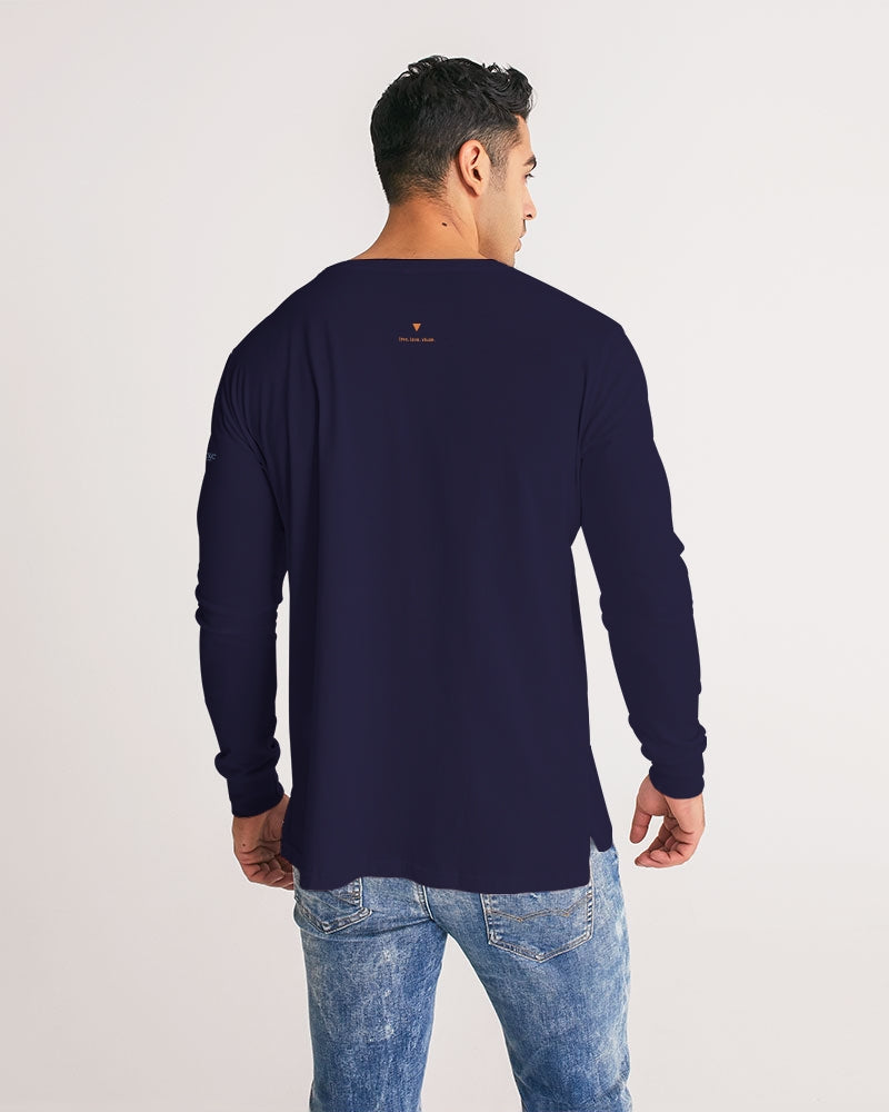 Fruit Face Navy Men's Long Sleeve Tee