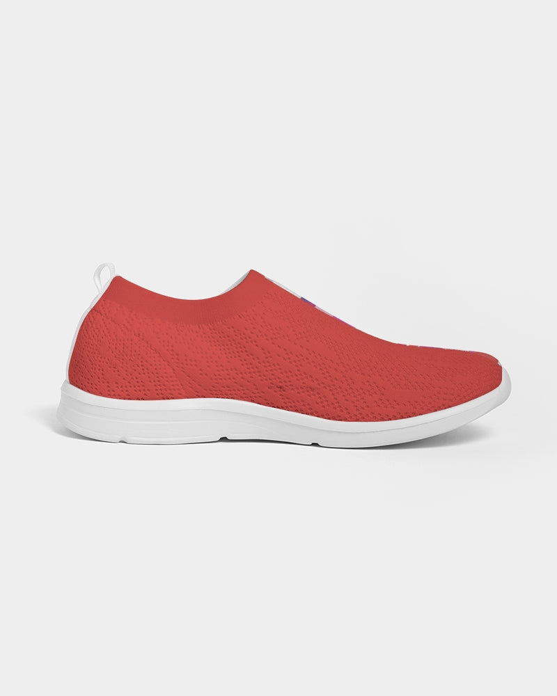 Split Personality Stripe Red Women's Slip-On Flyknit Shoe