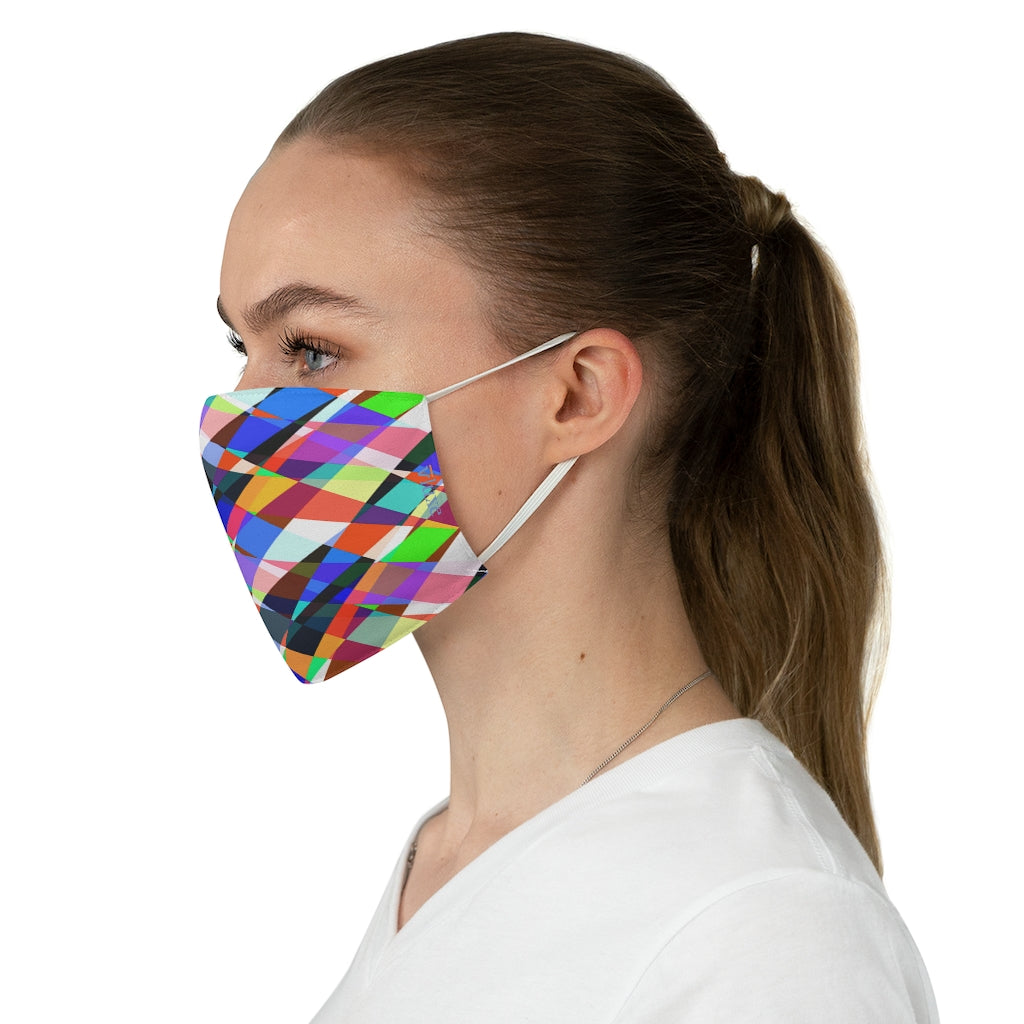 Oslo Orange Double Layer Fabric Face Mask