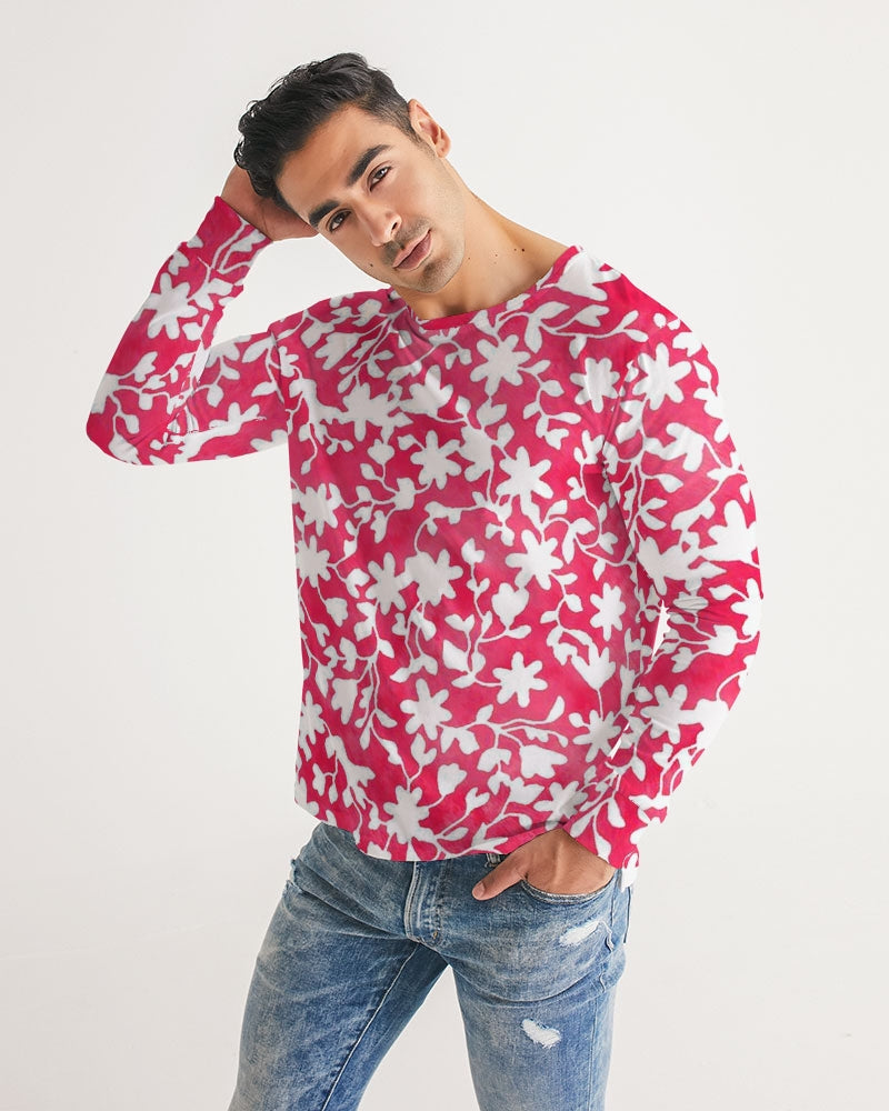 Camo Flower Flame Men's Long Sleeve Tee