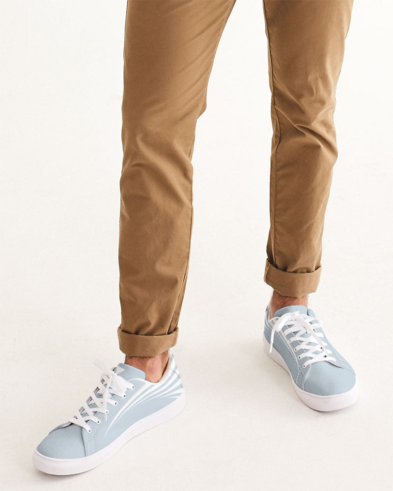 Solid State Of Mind Sky Men's Faux-Leather Sneaker