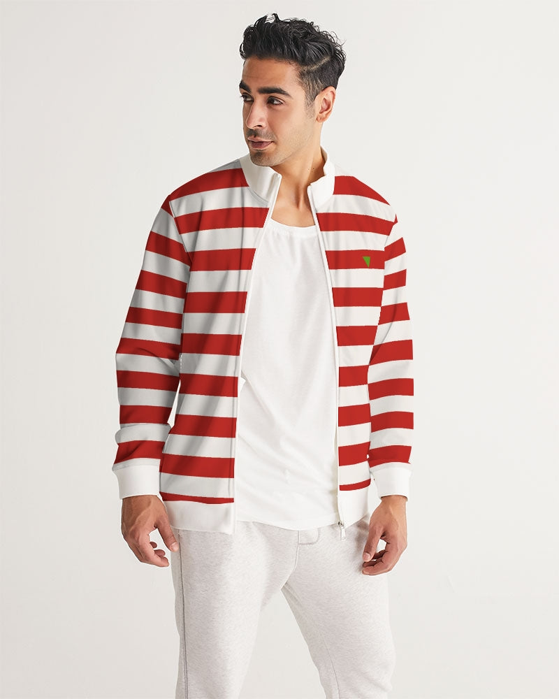 Classic Vluxe Red Stripe Men's Track Jacket