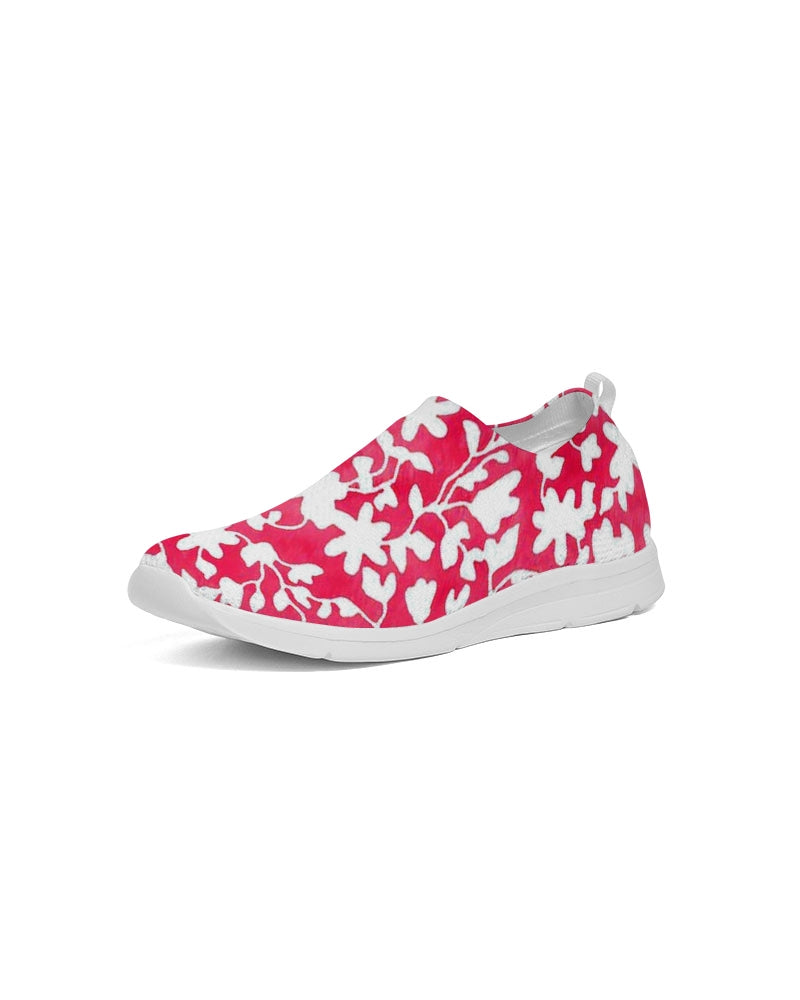 Camo Flower Flame Men's Slip-On Flyknit Shoe