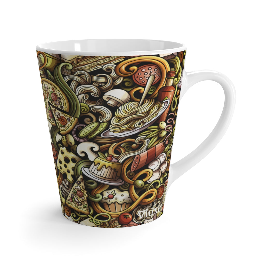 Italian Restaurant Latte Mug from Vluxe by Lucky Nahum
