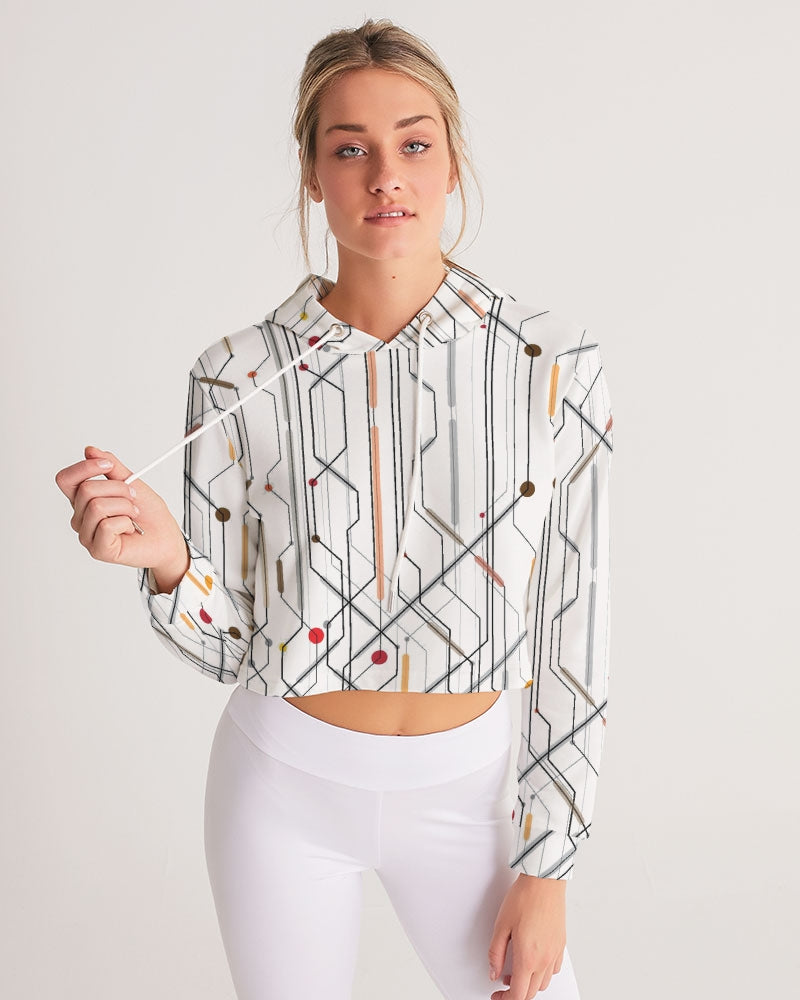 Circuit Women's Cropped Hoodie