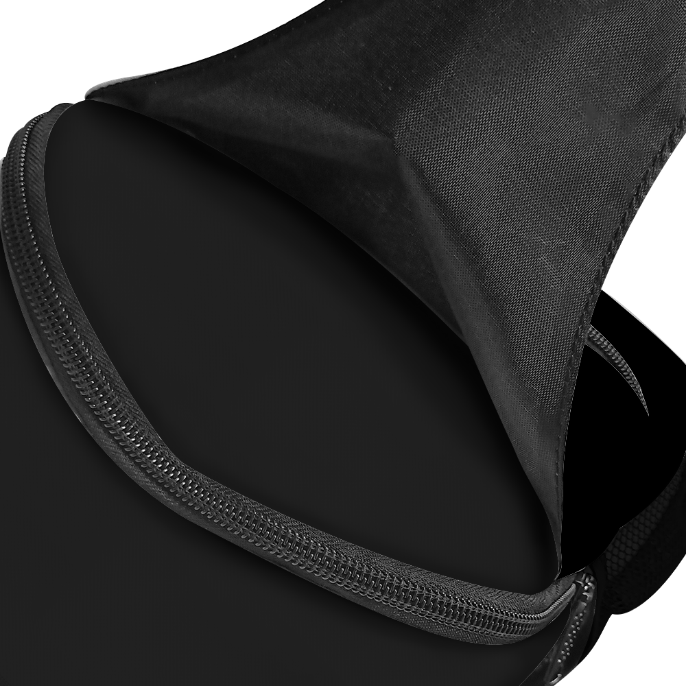 Black Unisex Cross-body Bag Lightweight Fashion Messenger Bag | Always Get Lucky