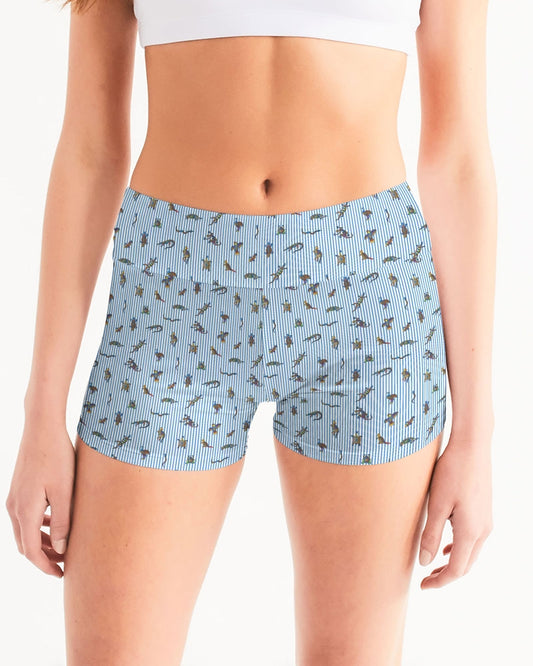Amazona Women's Mid-Rise Yoga Shorts