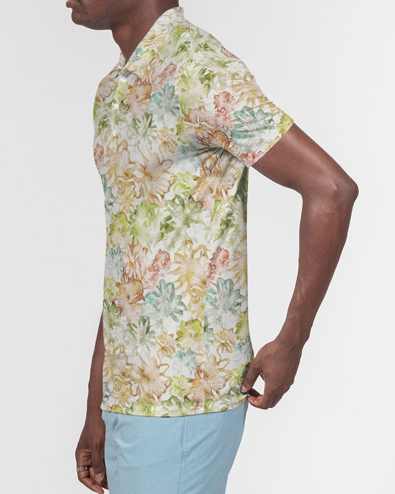 Ostuni Men's Slim Fit Short Sleeve Polo