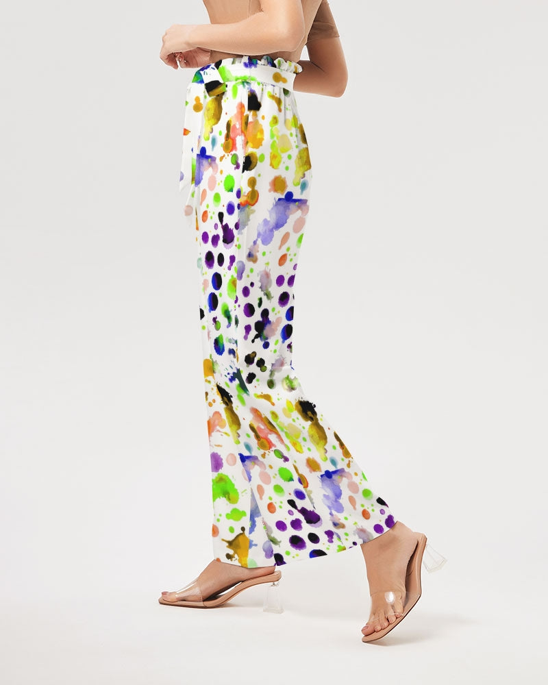 Funky Beast Women's High-Rise Wide Leg Pants | Always Get Lucky