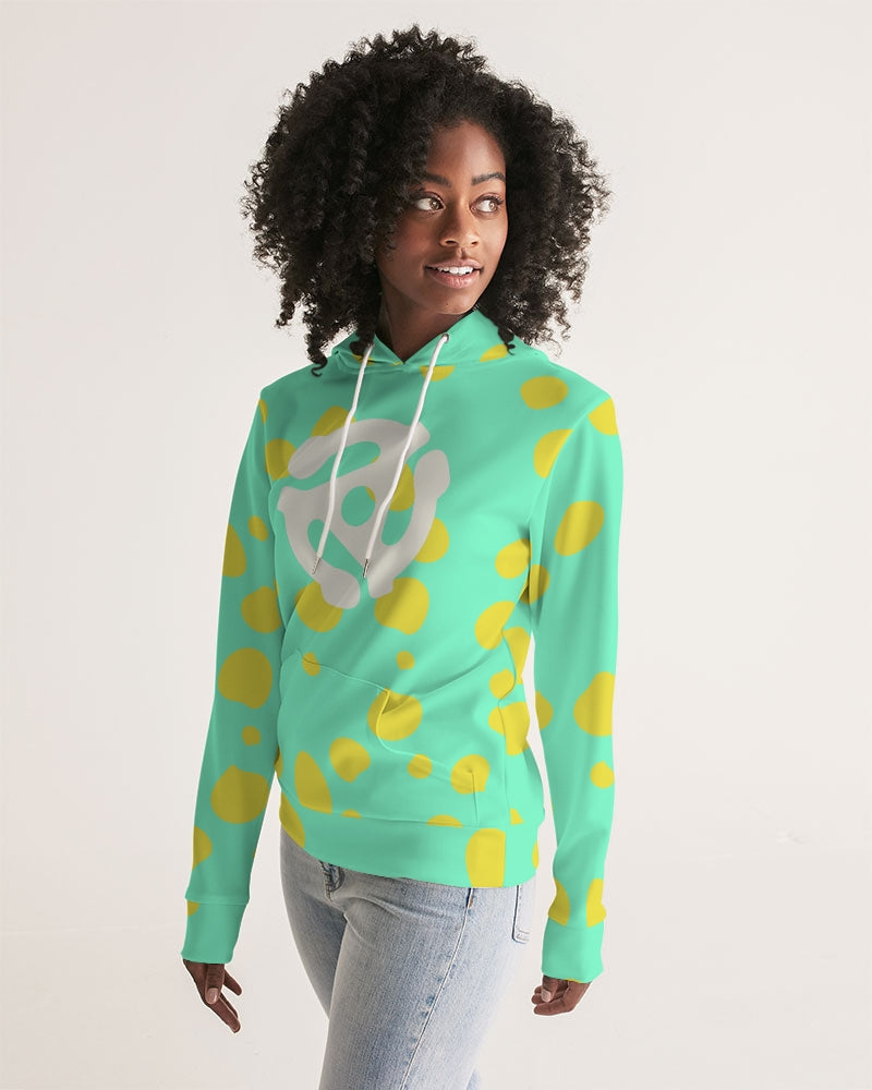 Sea Foam Record Vibe Women's Hoodie