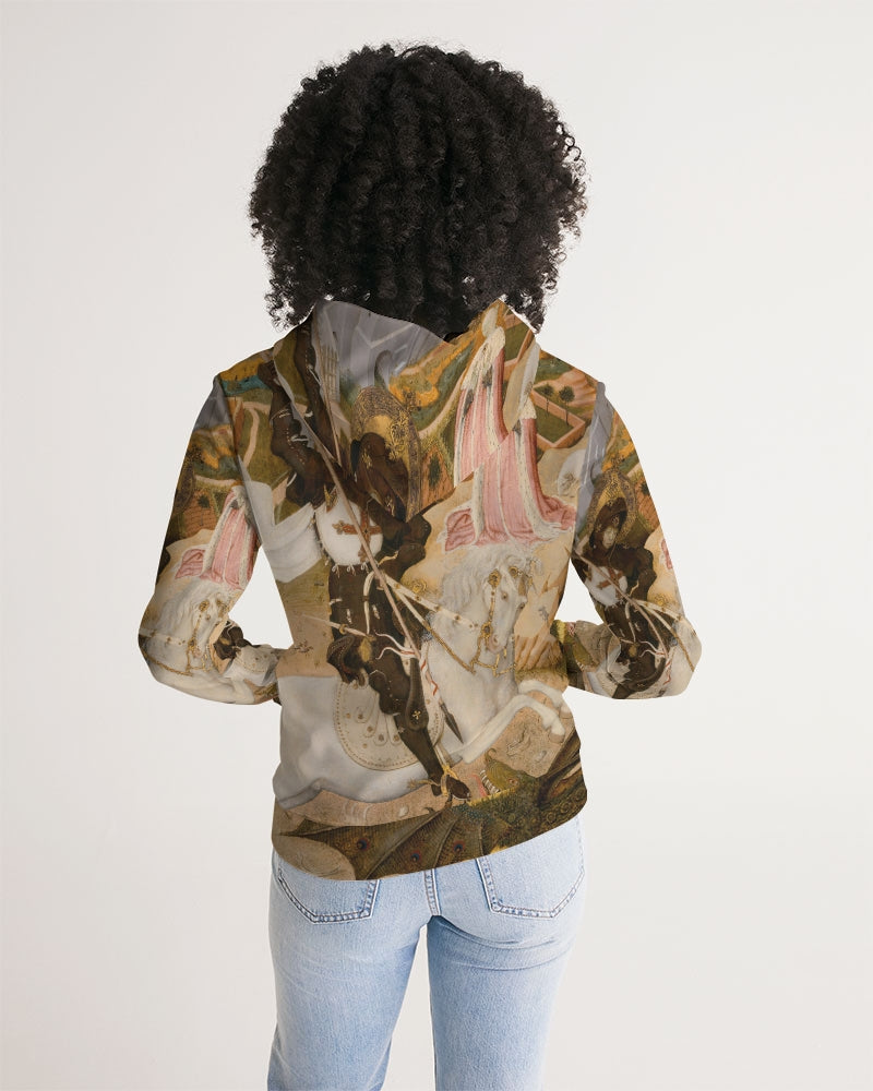 St. George And The Dragon Women's Hoodie | Always Get Lucky