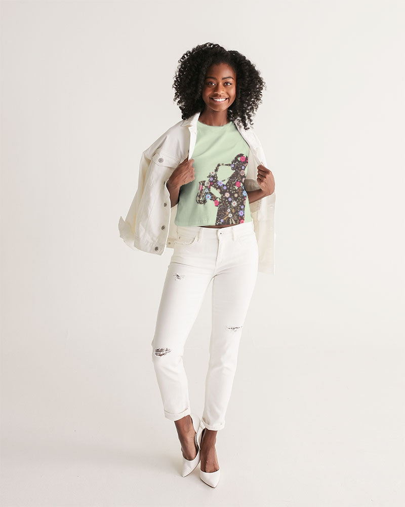 Jazz Man Women's Cropped Tank