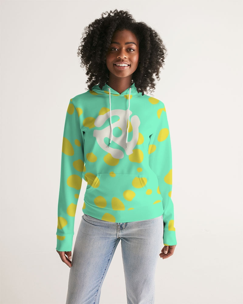Sea Foam Record Vibe Women's Hoodie