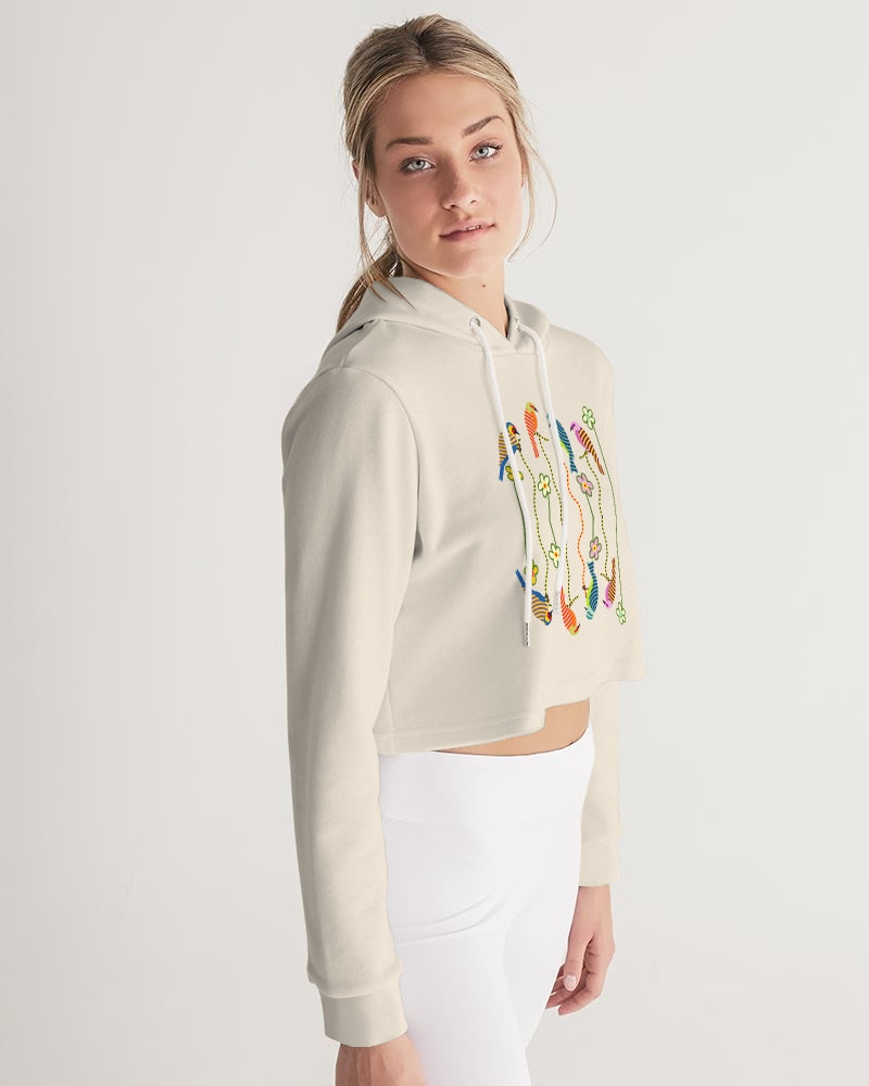 Cool Bird Women's Cropped Hoodie
