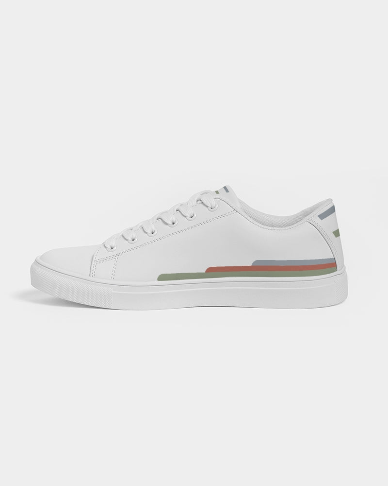 Forever Blue Peacock Women's Faux-Leather Sneaker