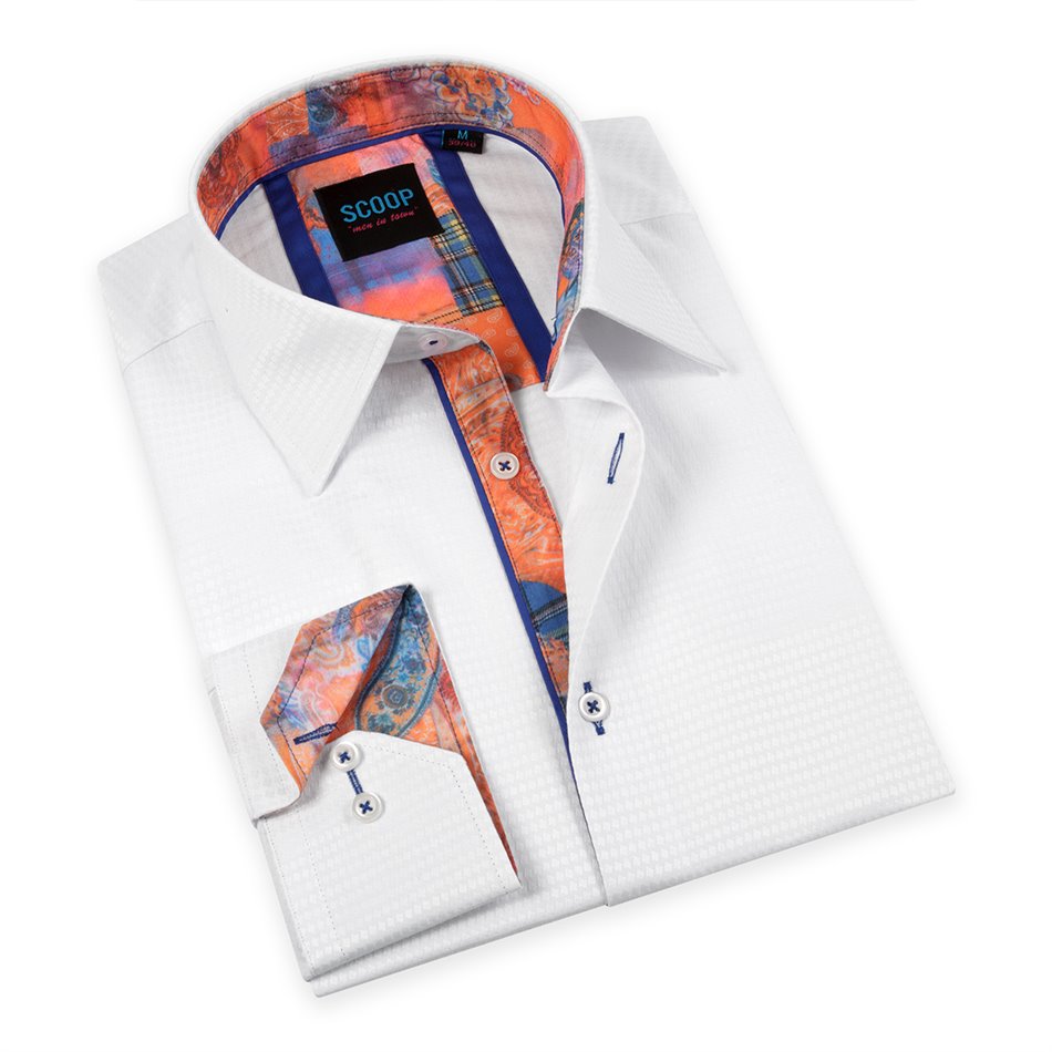 Long Sleeve Textured Solid Essen Snow