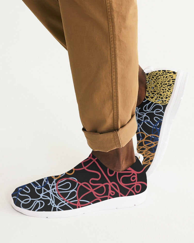 Lucky Scribble Men's Slip-On Flyknit Shoe