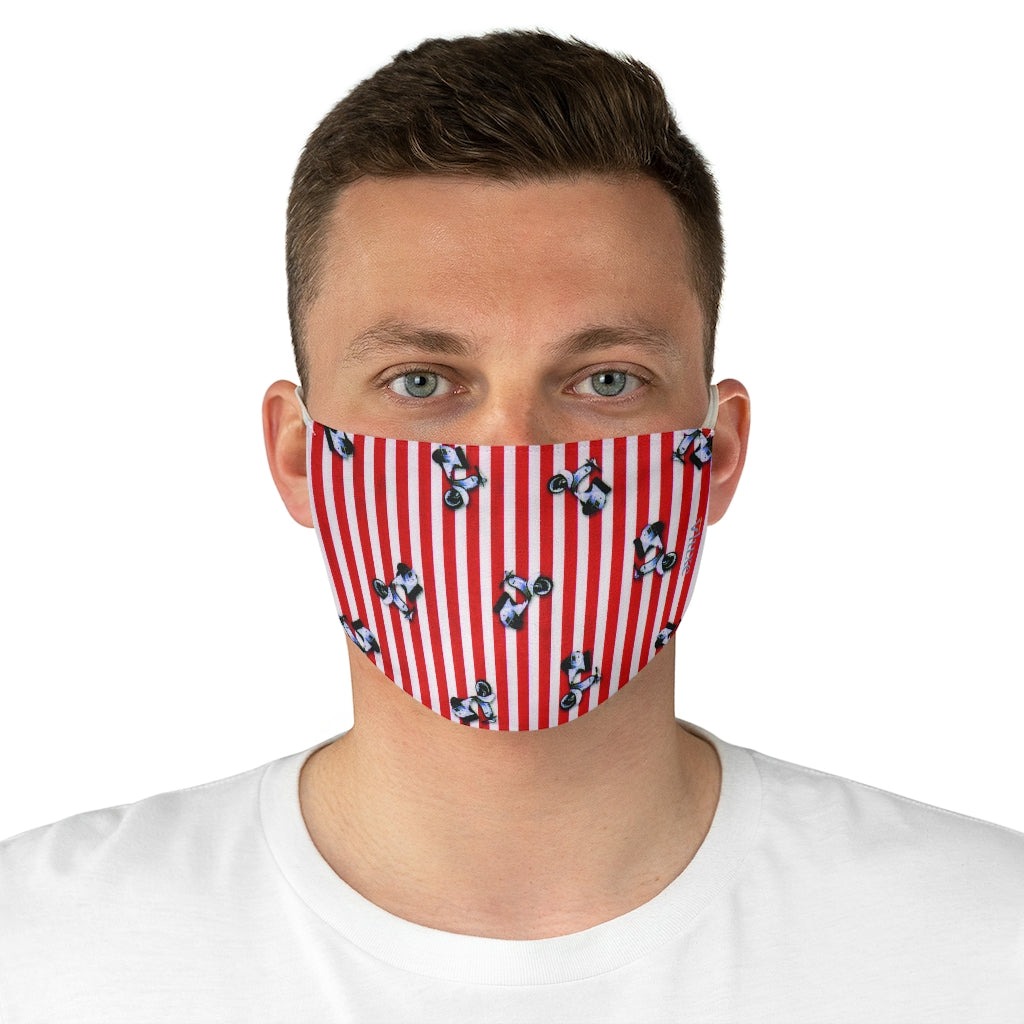 Vespa Red Double Layer Fabric Face Mask
