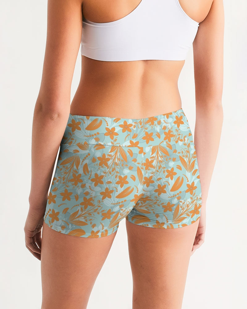 Taormina Sun Women's Mid-Rise Yoga Shorts | Always Get Lucky