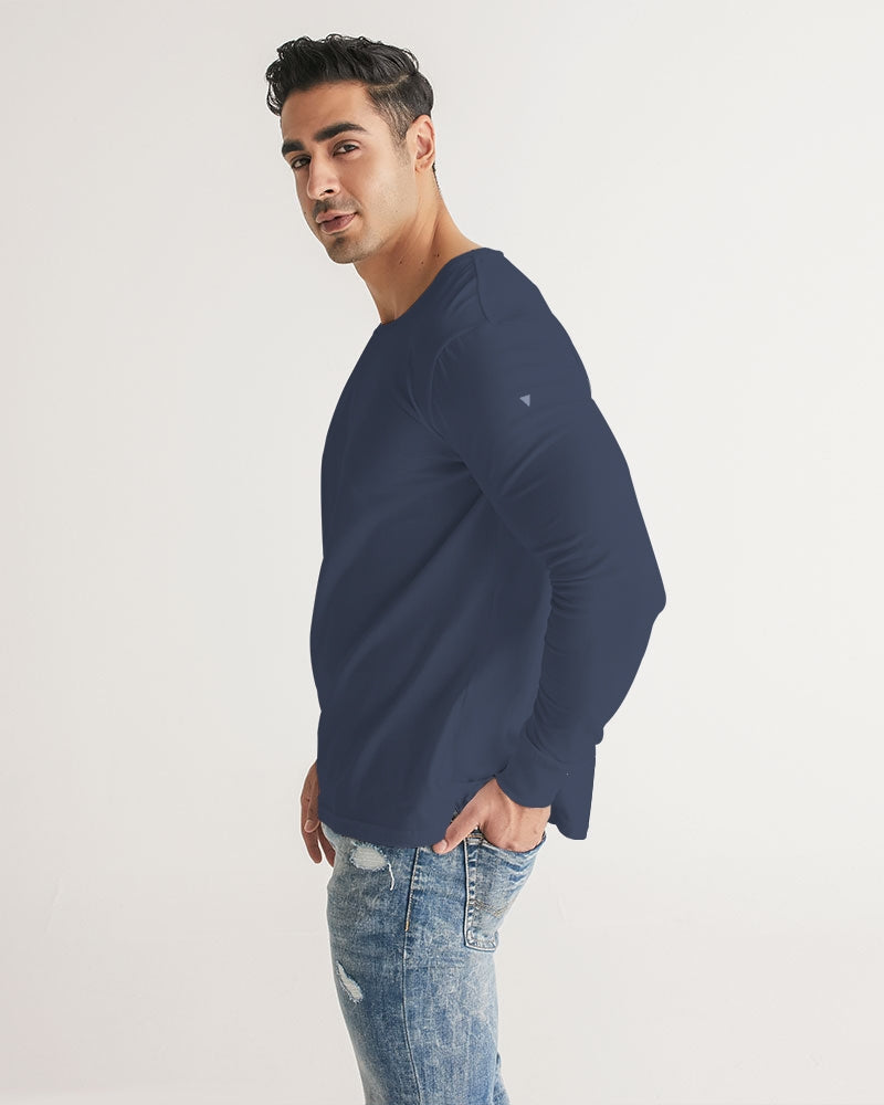 Solid State Of Mind Navy Men's Long Sleeve Tee