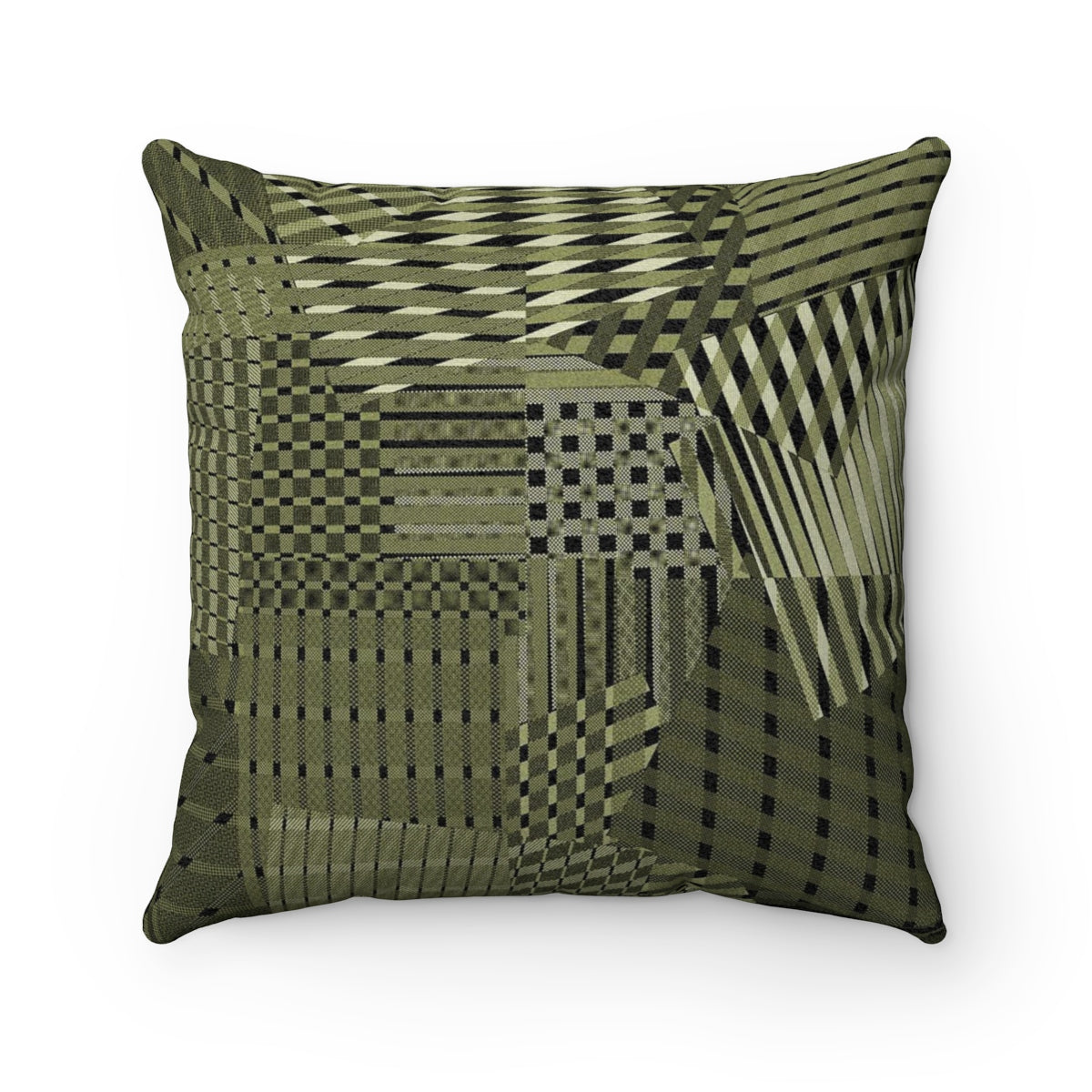 Rags 2 Riches Pistachio Faux Suede Square Pillow