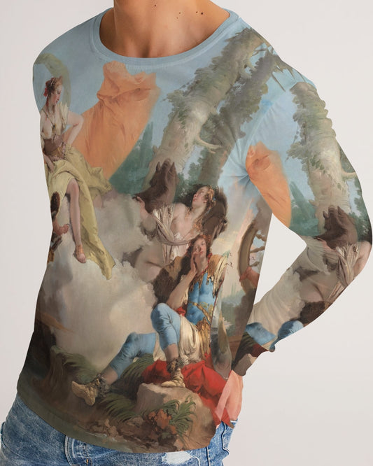 Classic Chilling Men's Long Sleeve Tee | Always Get Lucky