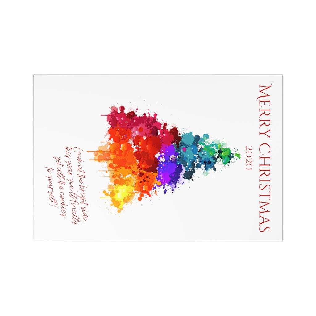 Christmas Splatter Postcards (7 pcs)