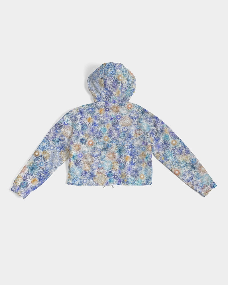 Fireworks Women's Cropped Windbreaker
