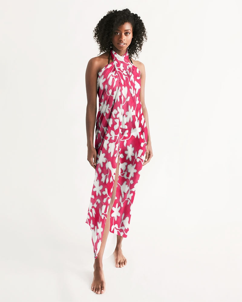 Camo Flower Flame Swim Cover Up