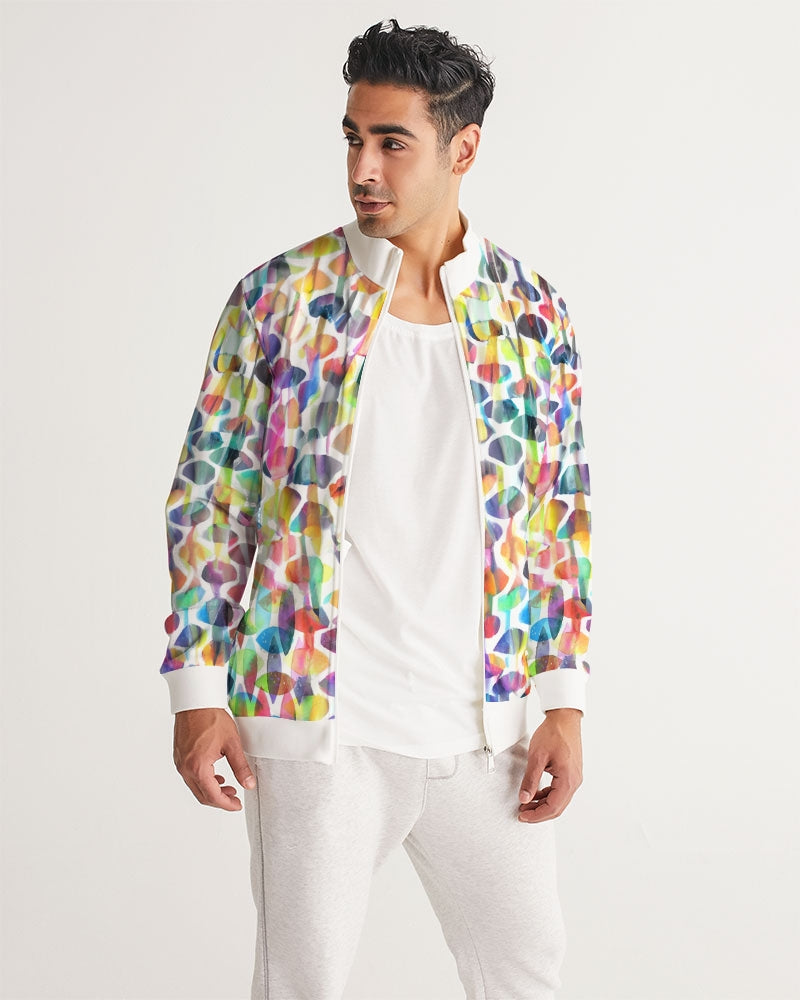 Vieste Men's All-Over Print Track Jacket
