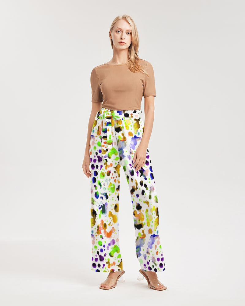 Funky Beast Women's High-Rise Wide Leg Pants | Always Get Lucky