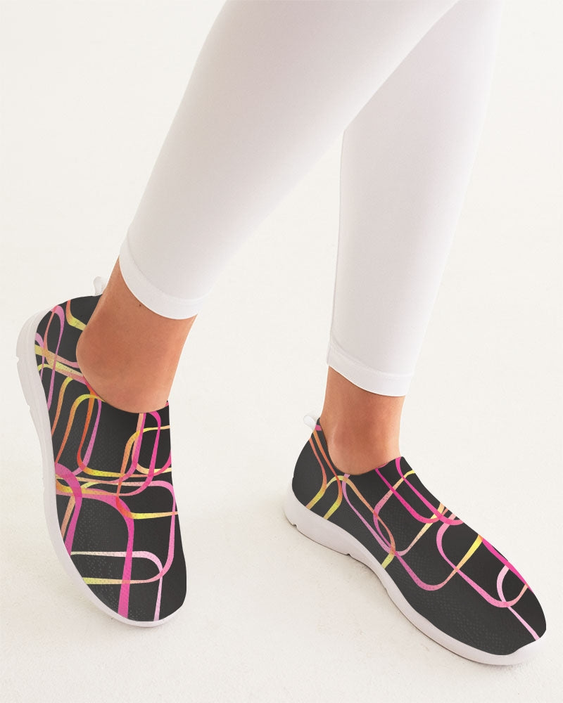 Palm Springs Soft Black Women's Slip-On Flyknit Shoe