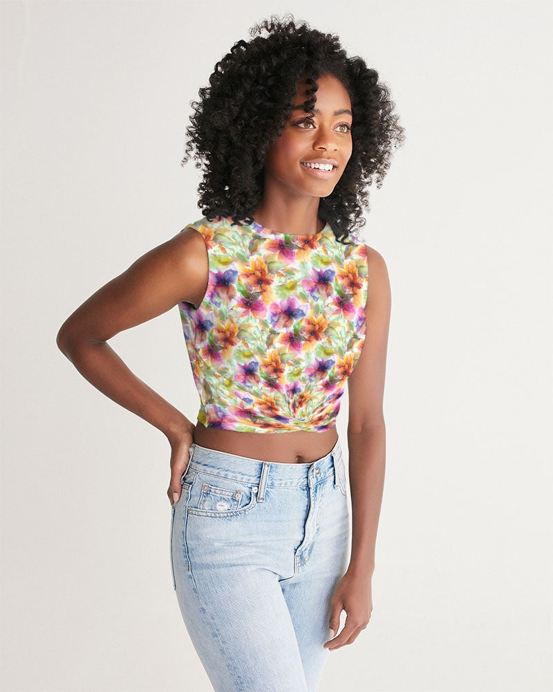 Fleur De Jardin Women's Twist-Front Tank